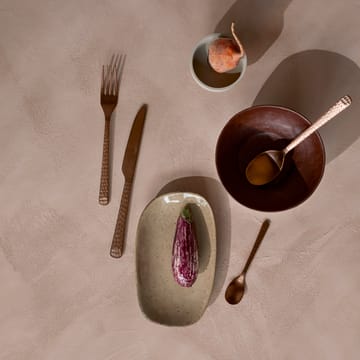 Colher de chá Hune - copper hammered - Broste Copenhagen