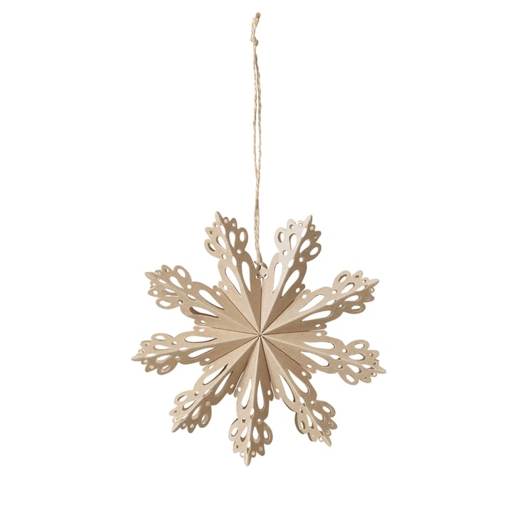 Decoração de Natal natural Snowflake - Ø15 cm - Broste Copenhagen