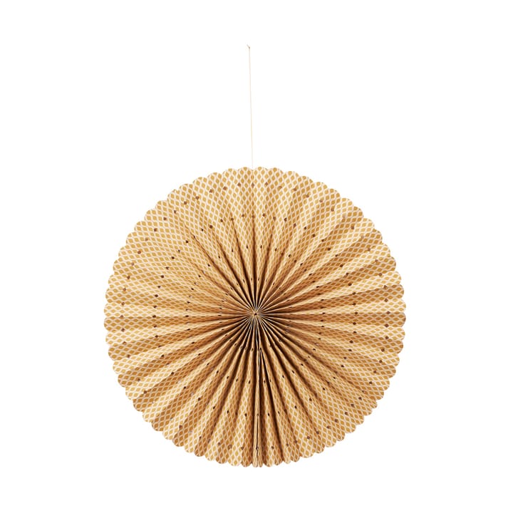 Estrela de Advento Stella rosette M Ø43 cm - Harvest gold-natural - Broste Copenhagen