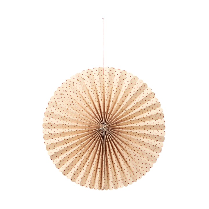 Estrela de Advento Stella rosette M Ø43 cm - Natural-pompeian red - Broste Copenhagen