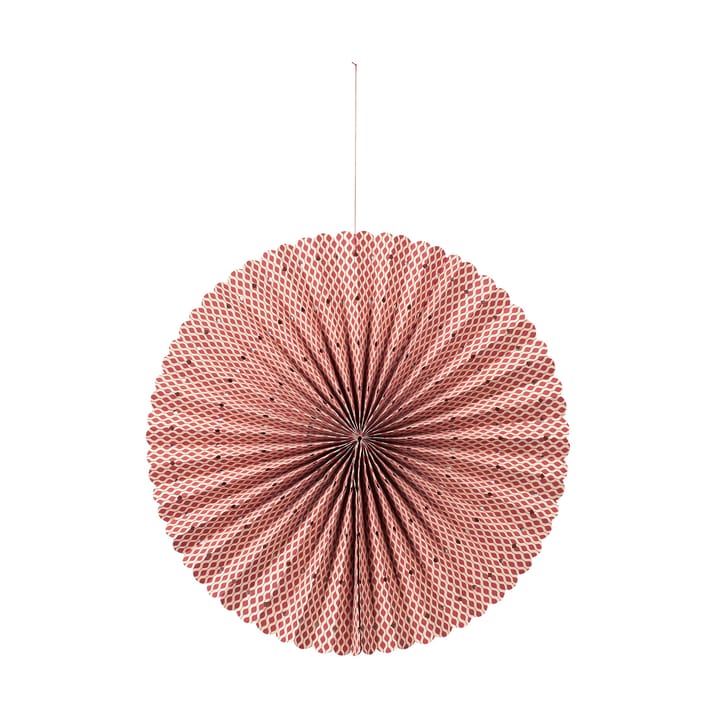 Estrela de Advento Stella rosette M Ø43 cm - Pompeian red-natural - Broste Copenhagen