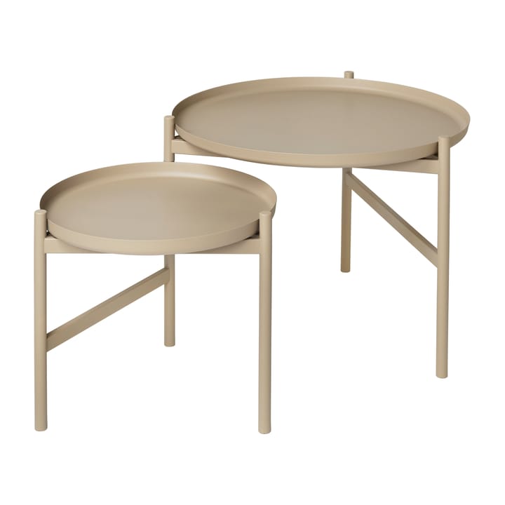 Mesa de apoio Turner table Ø70 cm - Cinza - Broste Copenhagen