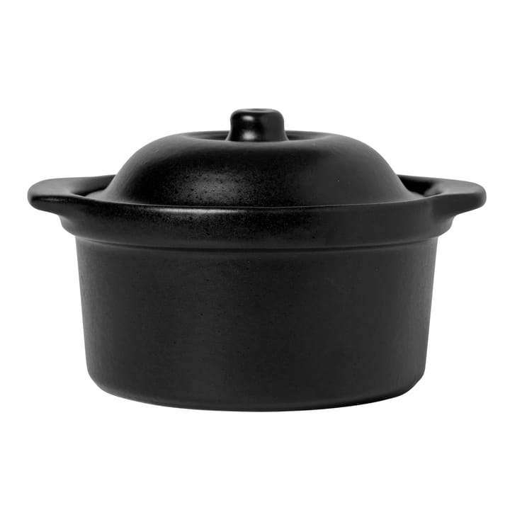 Panela para forno com tampa em preto Vig - Grande - Broste Copenhagen