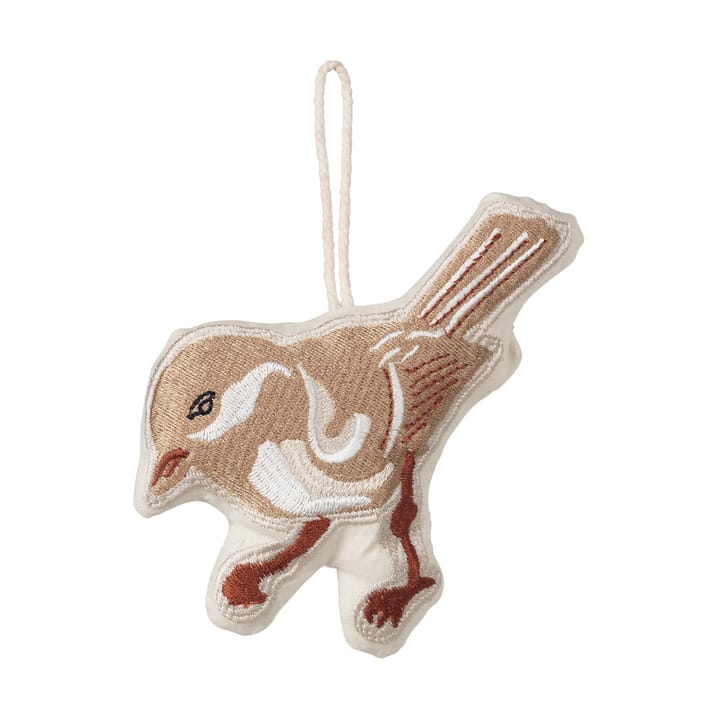 Pingente decorativo Bird 8x12 cm - Areia - Broste Copenhagen