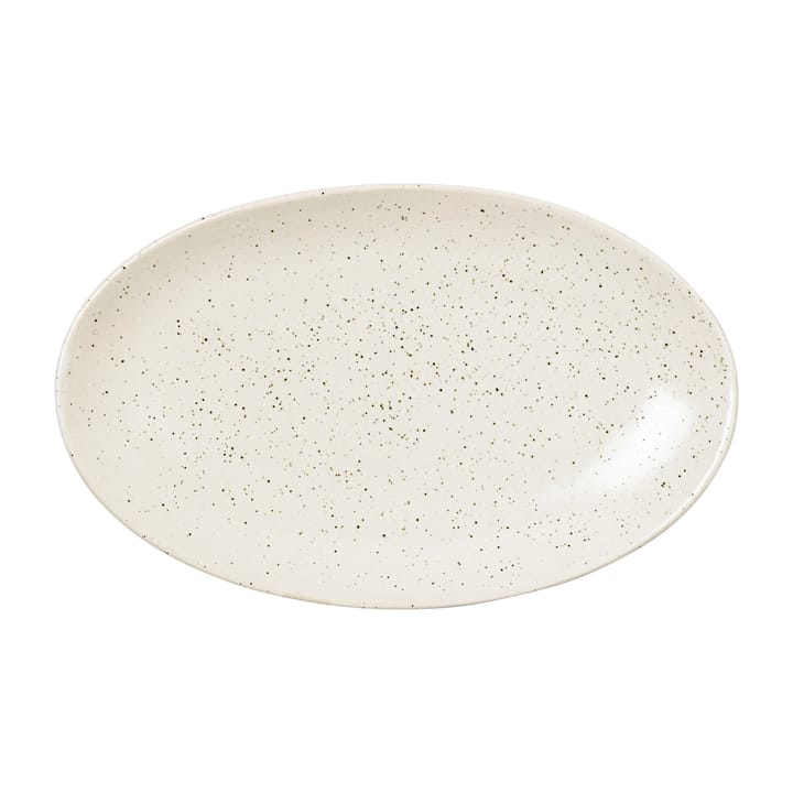 Pires oval Nordic Vanilla 22 cm - Cream with grains - Broste Copenhagen