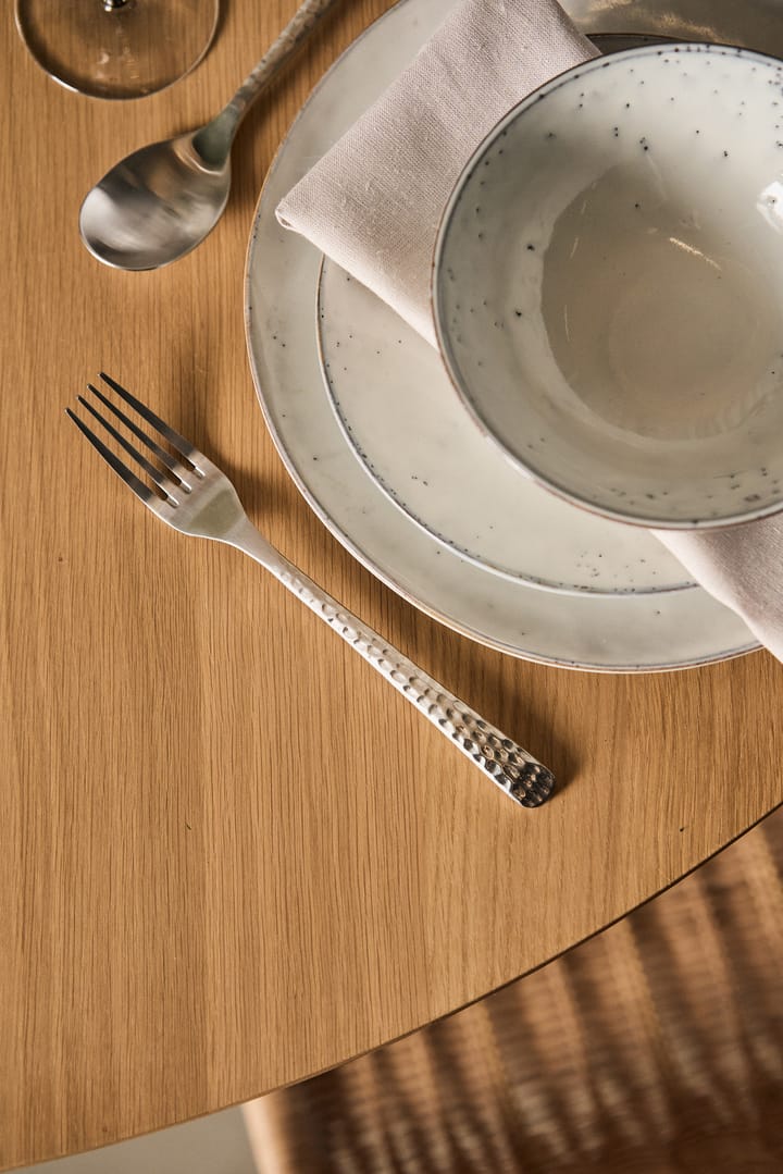 Talheres Hune, 16 peças - Brushed satin hammered - Broste Copenhagen