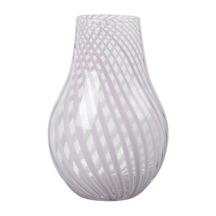 Vaso Ada Cross Stripe 22,5 cm - Lavender grey - Broste Copenhagen