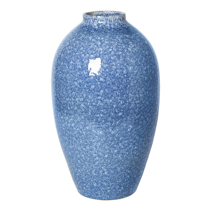 Vaso de cerâmica Ingrid 40 cm - insignia blue-white - Broste Copenhagen