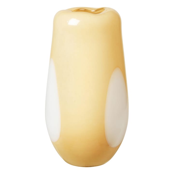 Vaso de vidro Ada Dot 37 cm - golden fleece yellow - Broste Copenhagen