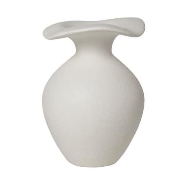 Vaso Florentina XS 14 cm - Branco - Broste Copenhagen