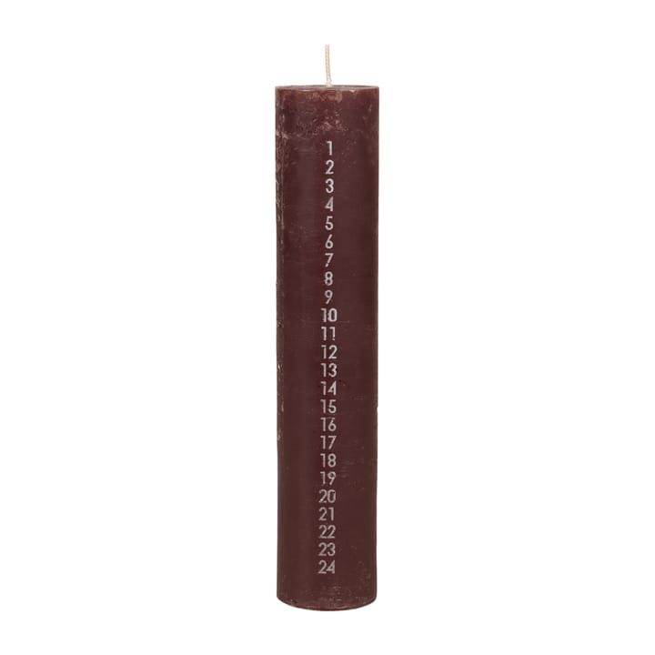 Vela de advento Rustic - Castanho Madder - Broste Copenhagen