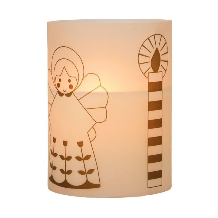 Vela Fairy Tale 12 cm - Branco-verde - Broste Copenhagen