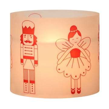 Vela Fairy Tale 8 cm - Branco-vermelho - Broste Copenhagen