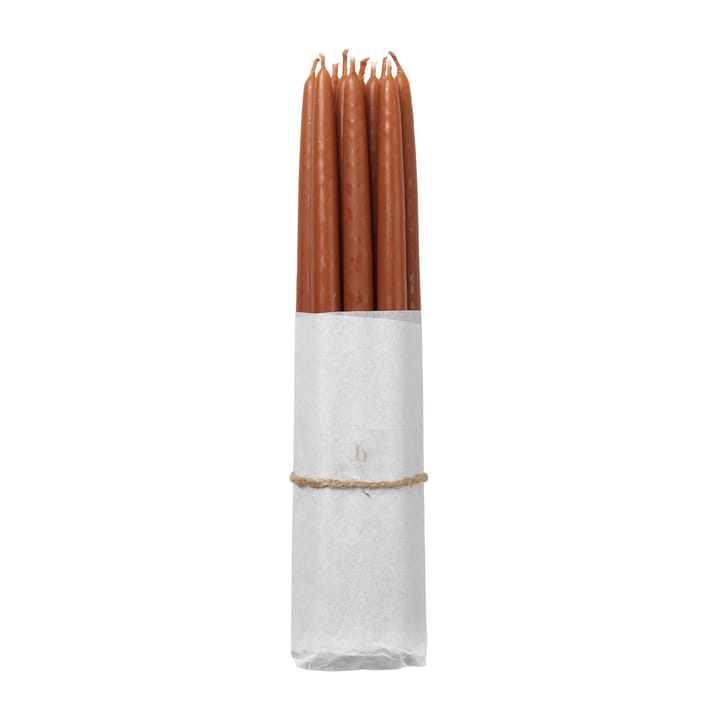 Velas antiquadas banhadas Broste Copenhagen, 10 un. - Terracotta - Broste Copenhagen