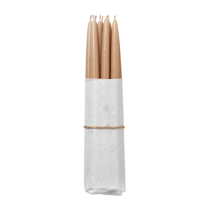 Velas antiquadas banhadas Broste Copenhagen, 10 un. - Walnut - Broste Copenhagen