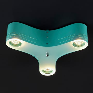 Candeeiro de teto Clover plafond 12 - turquesa - Bsweden