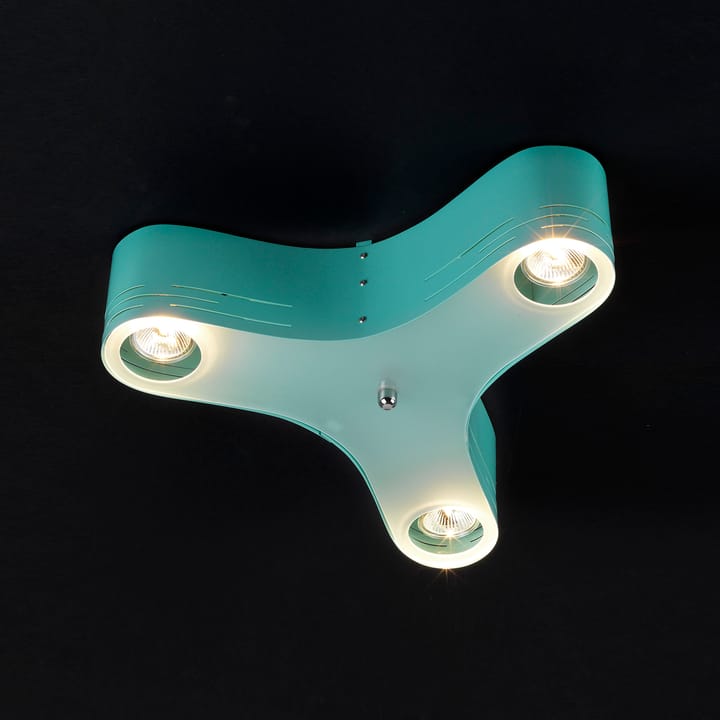 Candeeiro de teto Clover plafond 12, turquesa Bsweden