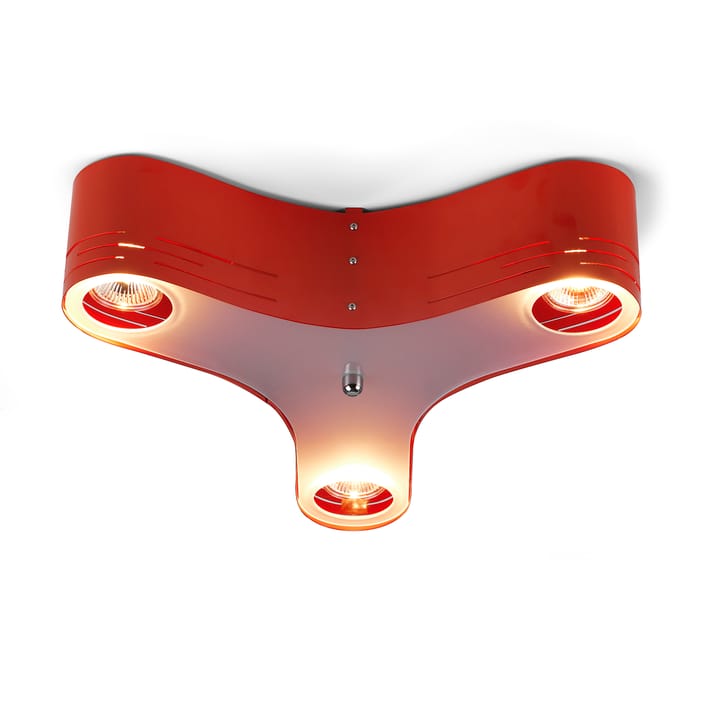 Candeeiro de teto Clover plafond 12, vermelho Bsweden