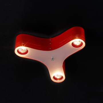 Candeeiro de teto Clover plafond 12 - vermelho - Bsweden