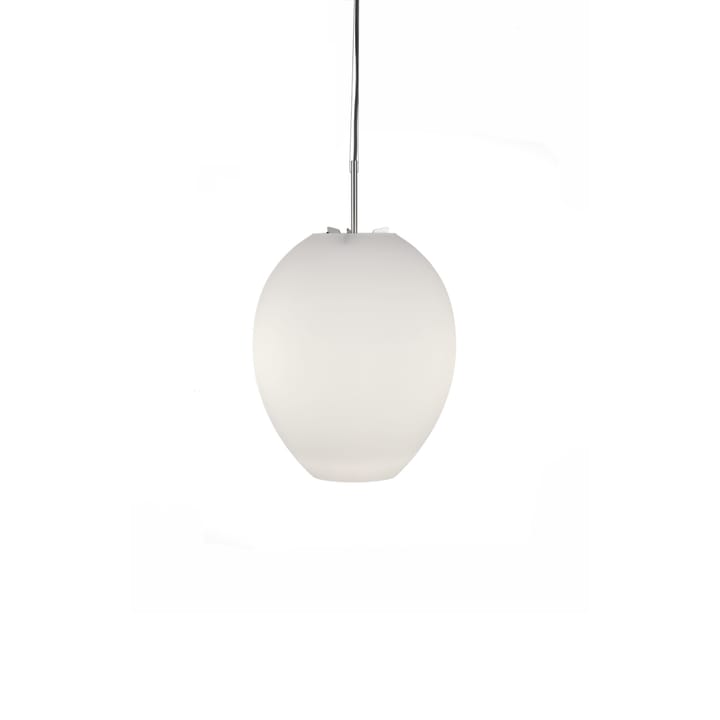 Candeeiro suspenso Egg - Branco/Aço inoxidável, vidro opal  - Bsweden