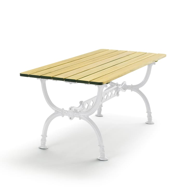 Mesa Byarum 142x72 cm - Impregnação de pinho, suporte branco - Byarums bruk