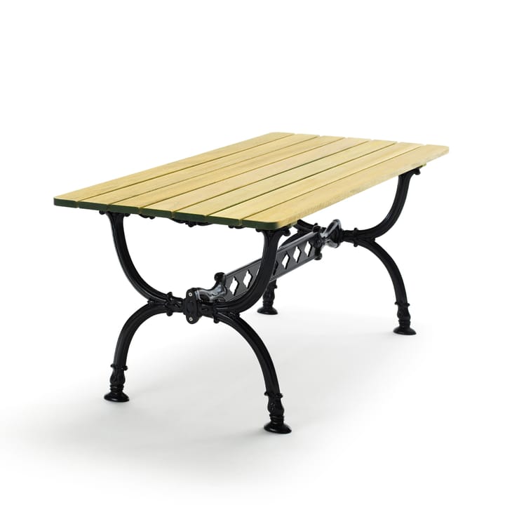 Mesa Byarum 142x72 cm - Impregnação de pinho, suporte preto - Byarums bruk