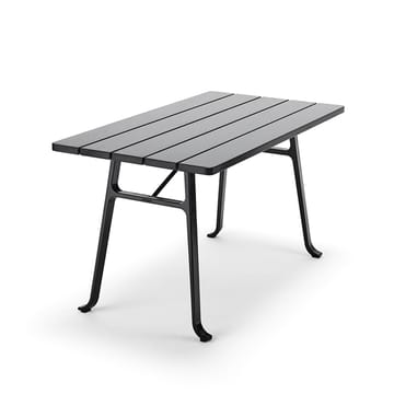 Mesa Seriff - Lasure de mogno preto, suporte preto - Byarums bruk