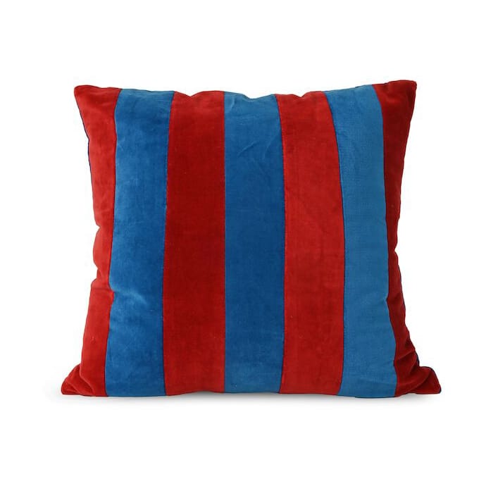 Almofada Pathi M 45x45 cm - Azul-vermelho - Byon