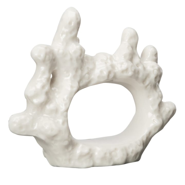 Argola de guardanapo Coral, Branco Byon