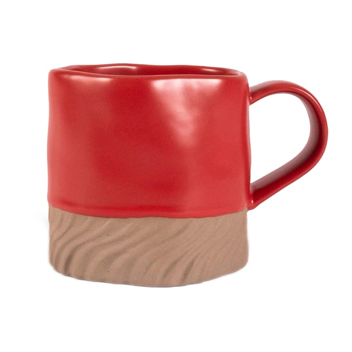 Caneca Swirl 38 cl - vermelho-bege - Byon