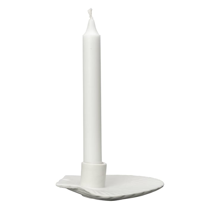Suportes de velas Shell 15,5 cm - Branco - Byon
