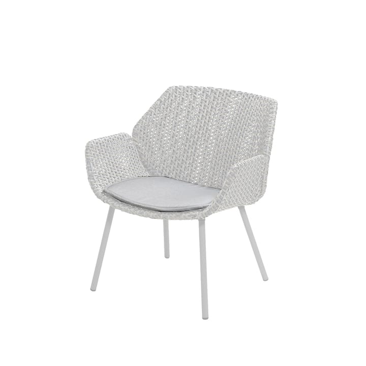 Almofada para poltrona lounge Vibe - Cane-Line Natté light grey - Cane-line