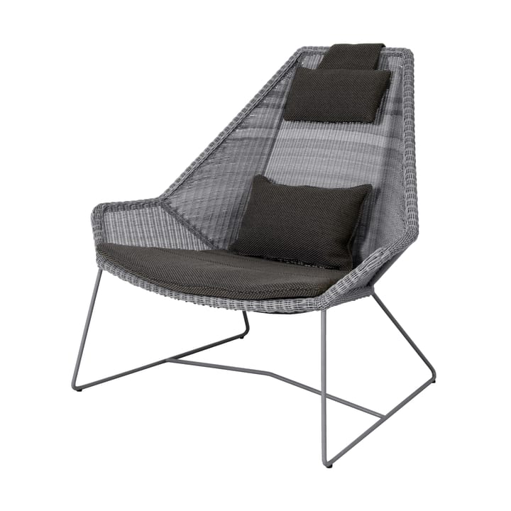 Almofadas Breeze poltrona lounge, encosto alto, Focus grey Cane-line