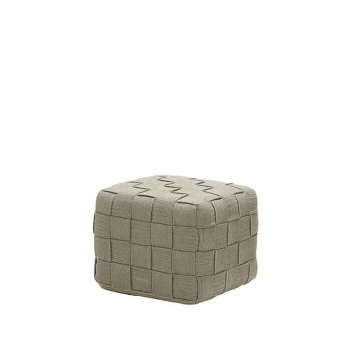 Banquinho Cube, Taupe Cane-line