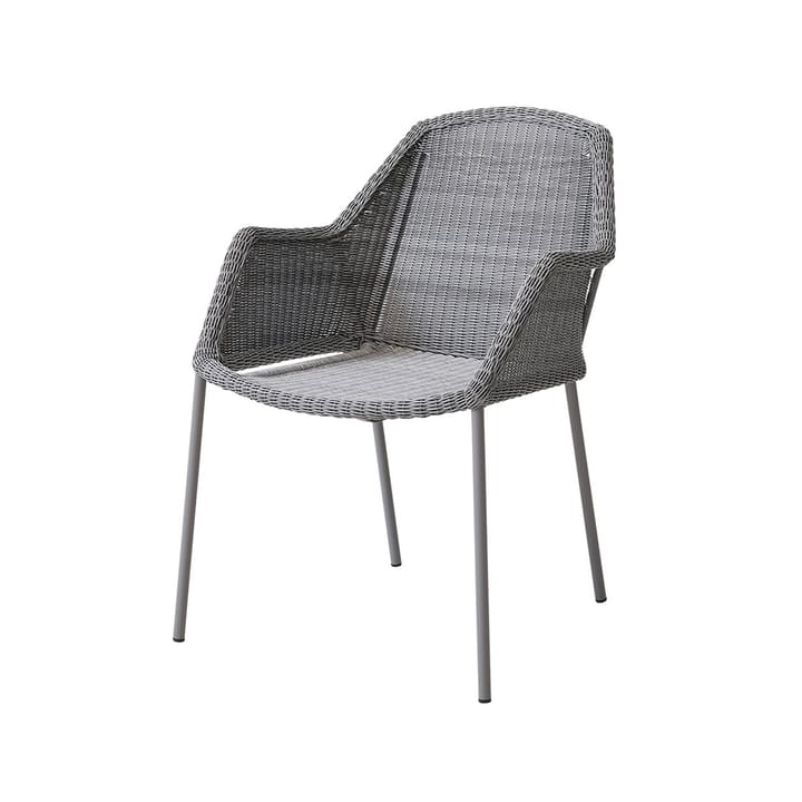 Cadeira empilhável Breeze Weave - Light grey - Cane-line