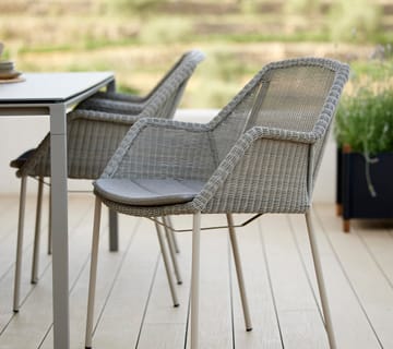 Cadeira empilhável Breeze Weave - Taupe - Cane-line