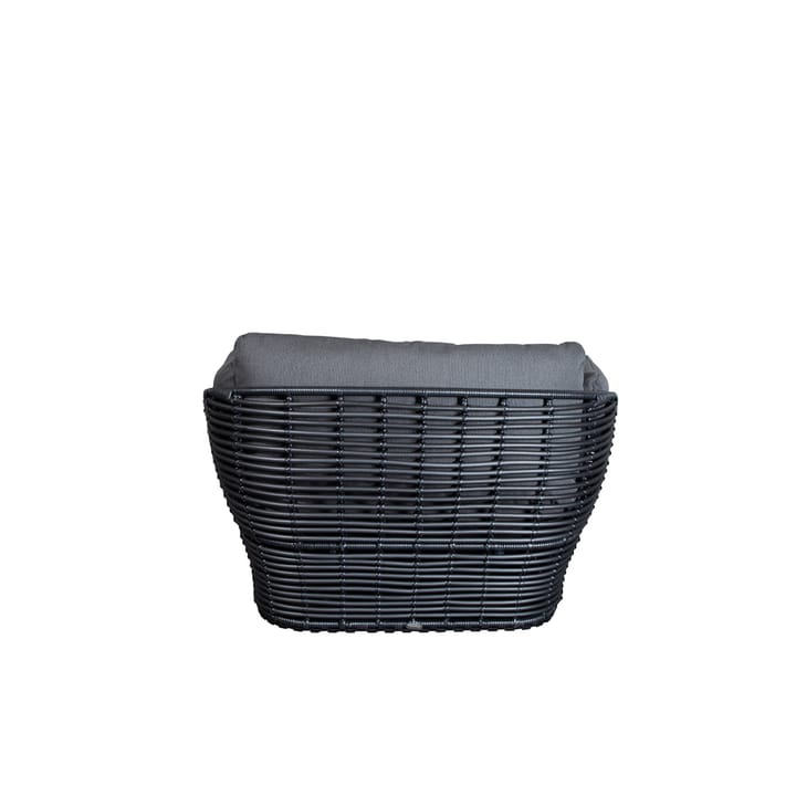 Cadeira lounge Basket - Graphite grey, incl. almofadas cinzas - Cane-line