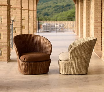 Cadeira lounge Coast swivel - Sand (Flat Weave) - Cane-line