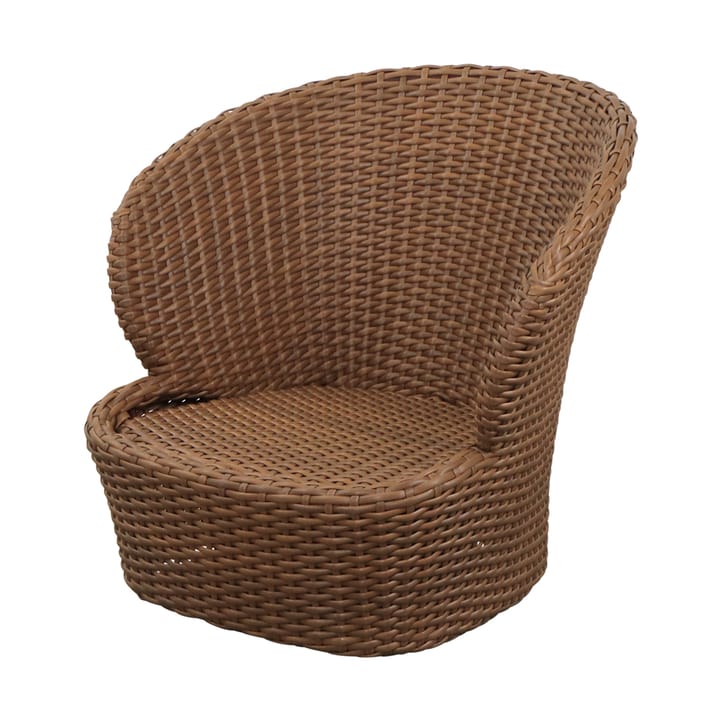 Cadeira lounge Coast swivel - Umber brown (Flat Weave) - Cane-line