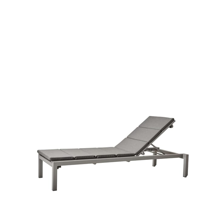 Espreguiçadeira Relax - Sunbrella Natté light grey, incl. almofada cinza - Cane-line