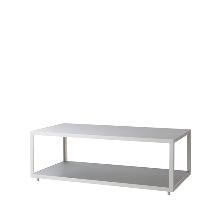 Mesa de centro Level cerâmica 62x122 cm - Light grey-white - Cane-line