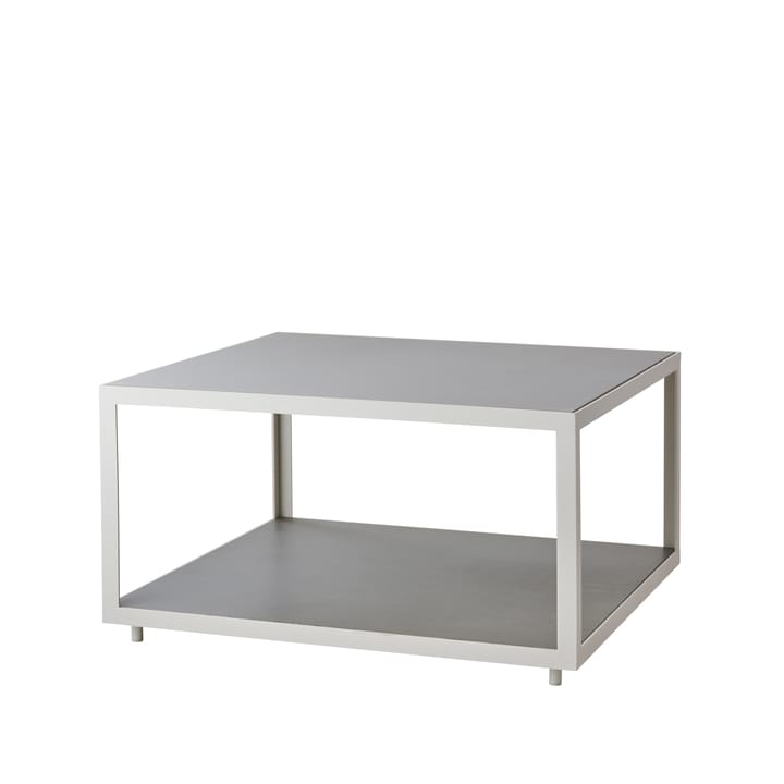 Mesa de centro Level cerâmica 79x79 cm - Light grey-white - Cane-line