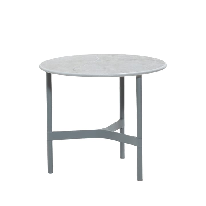 Mesa de centro Twist small Ø45 cm - Fossil grey-light grey - Cane-line