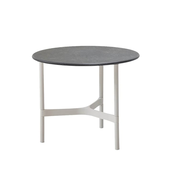 Mesa de centro Twist small Ø45 cm - Fossil grey-white - Cane-line