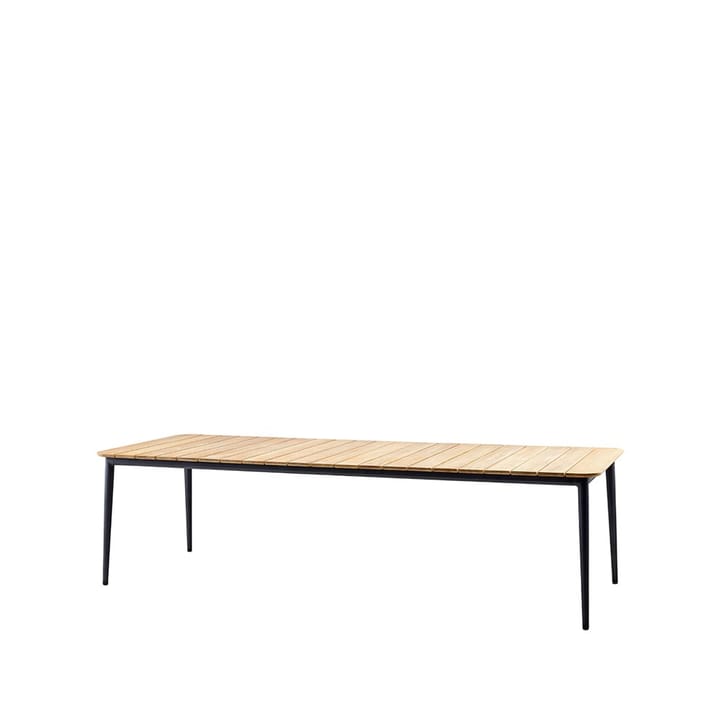 Mesa de jantar Core teca 274x100x74 cm - Suporte lava grey  - Cane-line