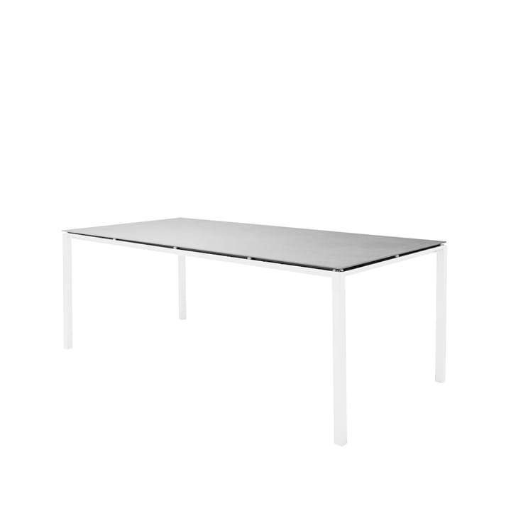 Mesa de jantar Pure - Concrete grey-branco 200x100 cm - Cane-line