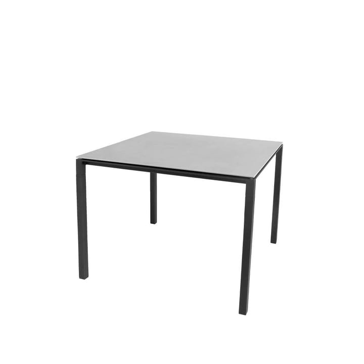 Mesa de jantar Pure - Concrete grey-lava grey 100x100 cm - Cane-line