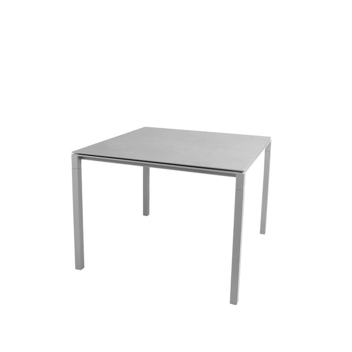 Mesa de jantar Pure - Concrete grey-light grey 100x100 cm - Cane-line