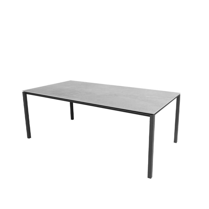 Mesa de jantar Pure - Fossil grey-lava grey 200x100 cm - Cane-line