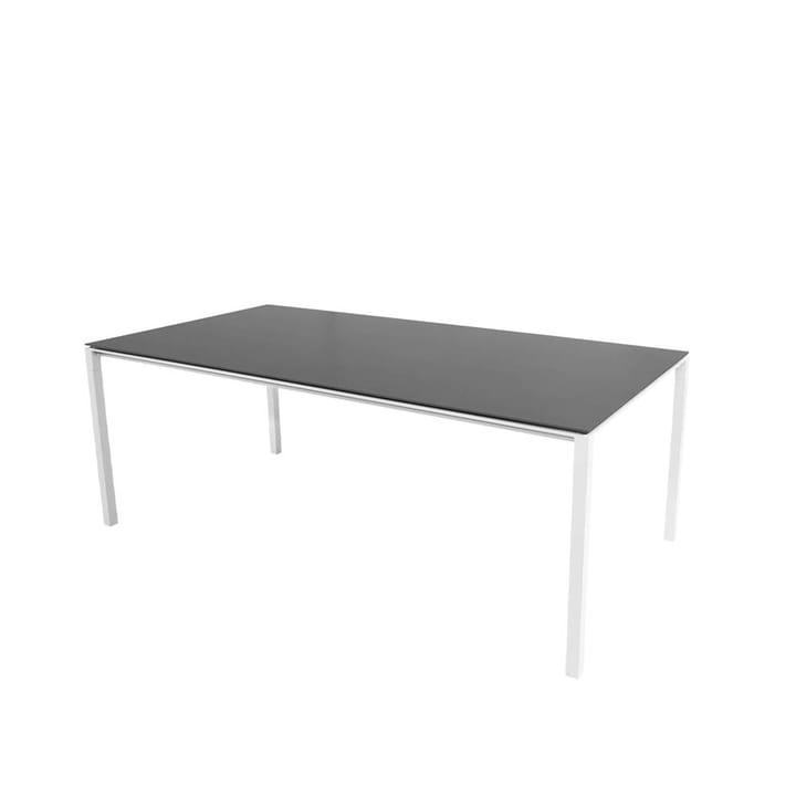 Mesa de jantar Pure - Nero-branco 200x100 cm - Cane-line